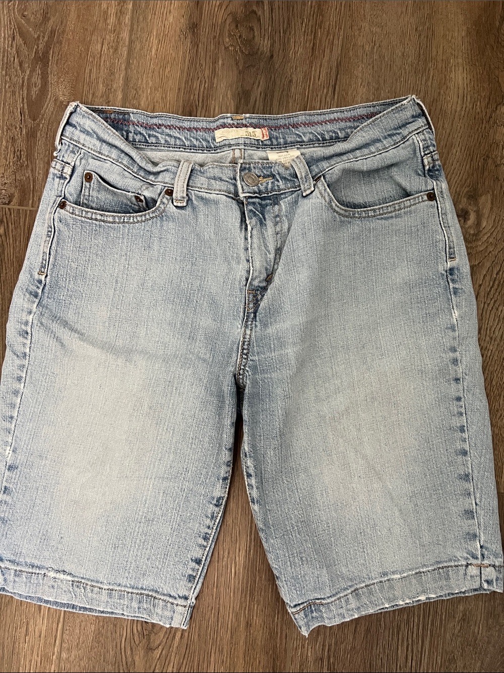 Levi's Light Blue Women's Denim Boyfriend Shorts